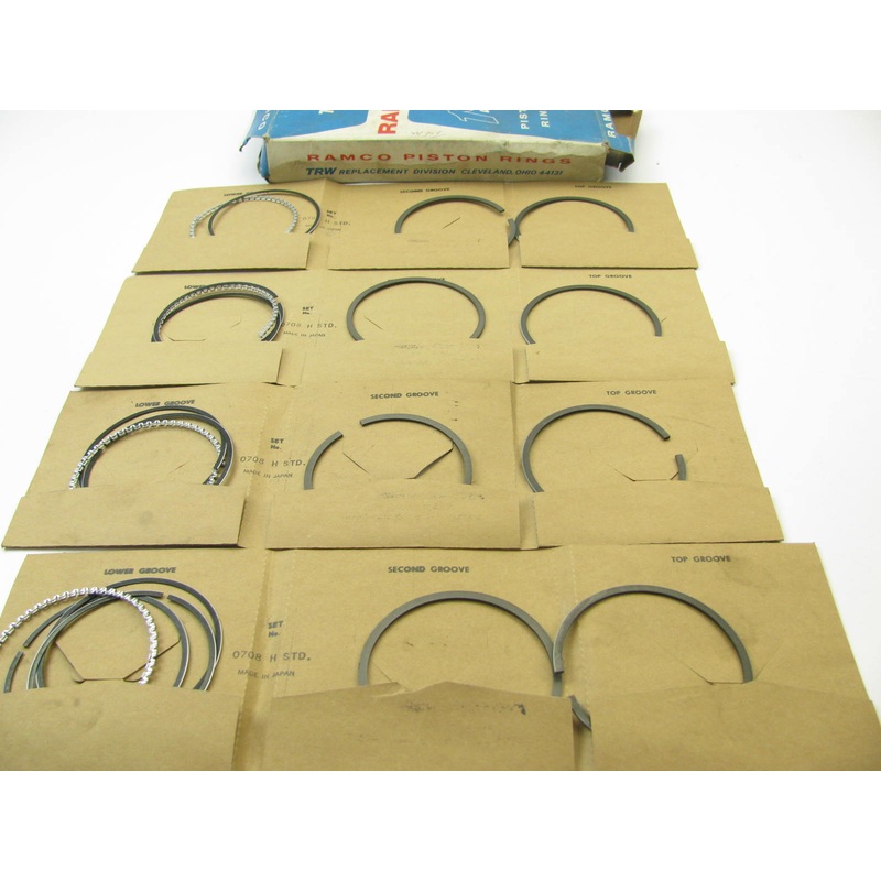 TRW T0708H Engine Piston Rings - Standard For 1973-1979 Honda 1237cc 1.2L-L4