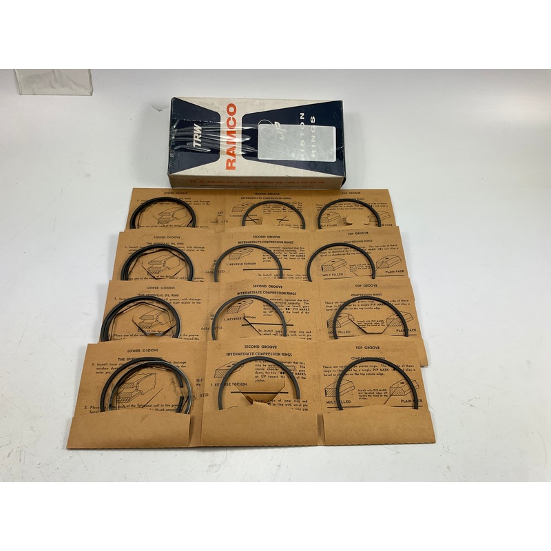 TRW T664 Engine Piston Rings - Standard For 1966 Volkswagen 1300cc