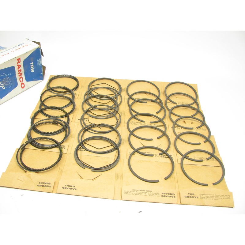 TRW T7545M STD Piston Ring Set For 1953-1962 Chevy 4.1L I6 248 Eng