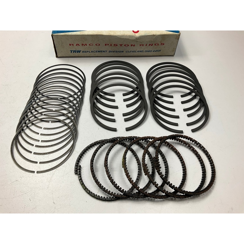 TRW T7830M Moly Engine Piston Rings - Standard 1960-1972 Ford 144 170