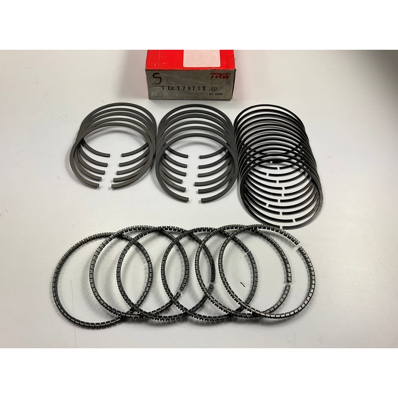 TRW T7975X-40 Engine Piston Rings .040'' For 1987-1993 Jeep 4.0L-L6