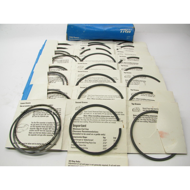 TRW T9139-60 Engine Piston Rings .060'' 1969-1971 Ford Mustang Boss 302-V8