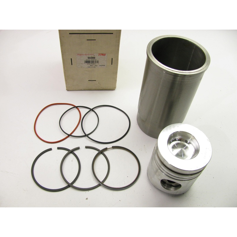 TRW SA386 Piston & Cylinder Sleeve Kit For John Deere 276 414 Turbo Diesel