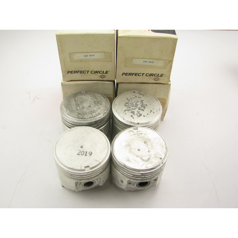 (4) Perfect Circle 224-2019 Engine Pistons - Standard 1975-1979 Toyota 2.2L 20R