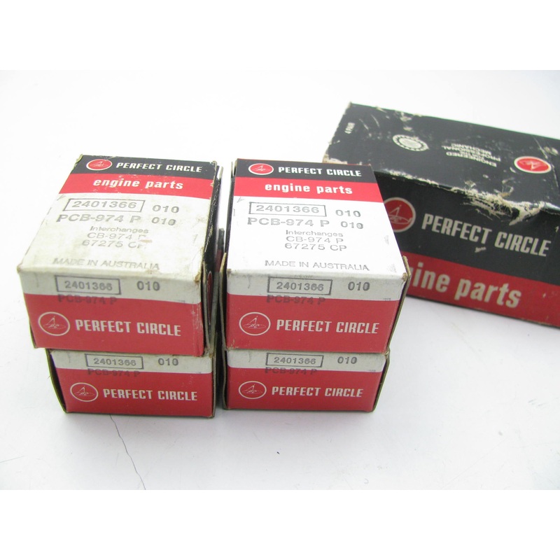 (4) Perfect Circle CB-974P Connecting Rod Bearings STANDARD 1970-85 Toyota T, 2T