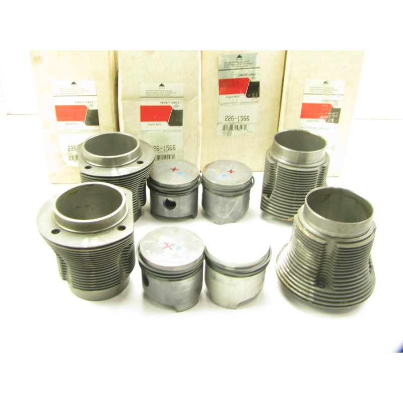 (4) Perfect Circle Engine Pistons, Rings & Cylinder Kit For 1968-1974 VW 1.6L H4