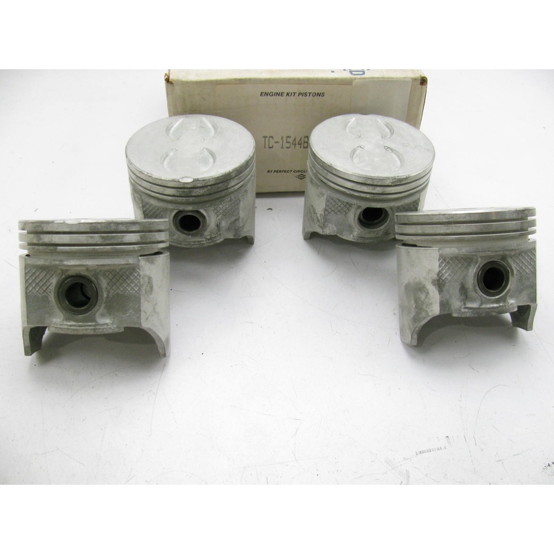 (4) Perfect Circle TC-1544B STD Engine Pistons For1963-1965 GM 2.5L I4