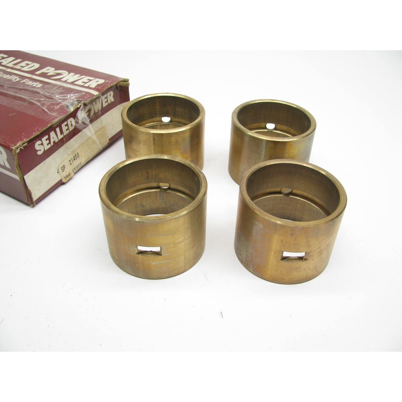 (4) S. Power 21450 Piston Pin Bushings For CAT D7 D8 13.6L 831 D7C W/ Full Round