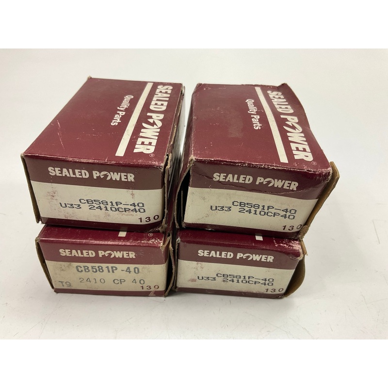 (4) Sealed CB-581P-40 Connecting Rod Bearings .040'' 1959-75 IHC 266 304 345 392