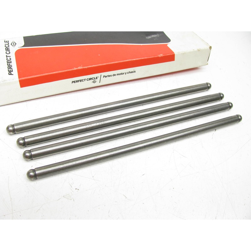 (4) Perfect Circle 215-4286 Chrome Moly Push Rods - 7.696'' X .080''