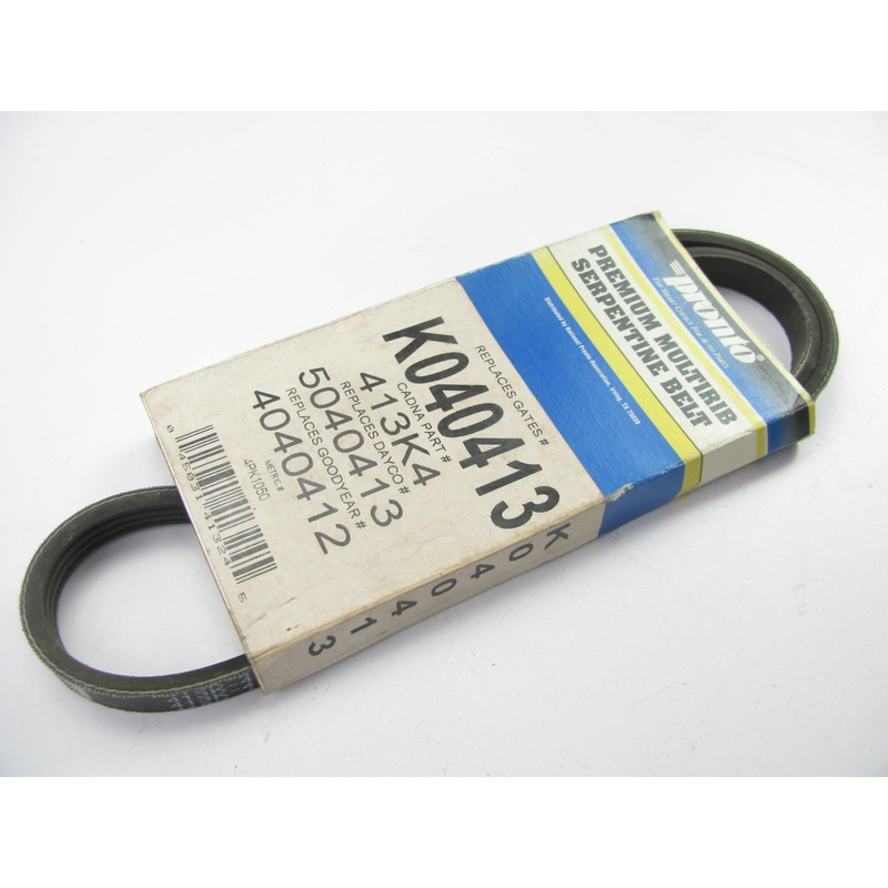 Pronto K040413 Serpentine Belt - 0.56'' X 41.50'' - 4 Ribs