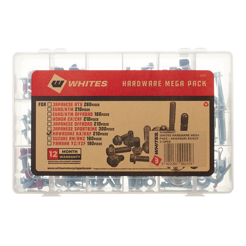 Whites Hardware Mega Pack - Kawasaki KX/KXF 210PCS