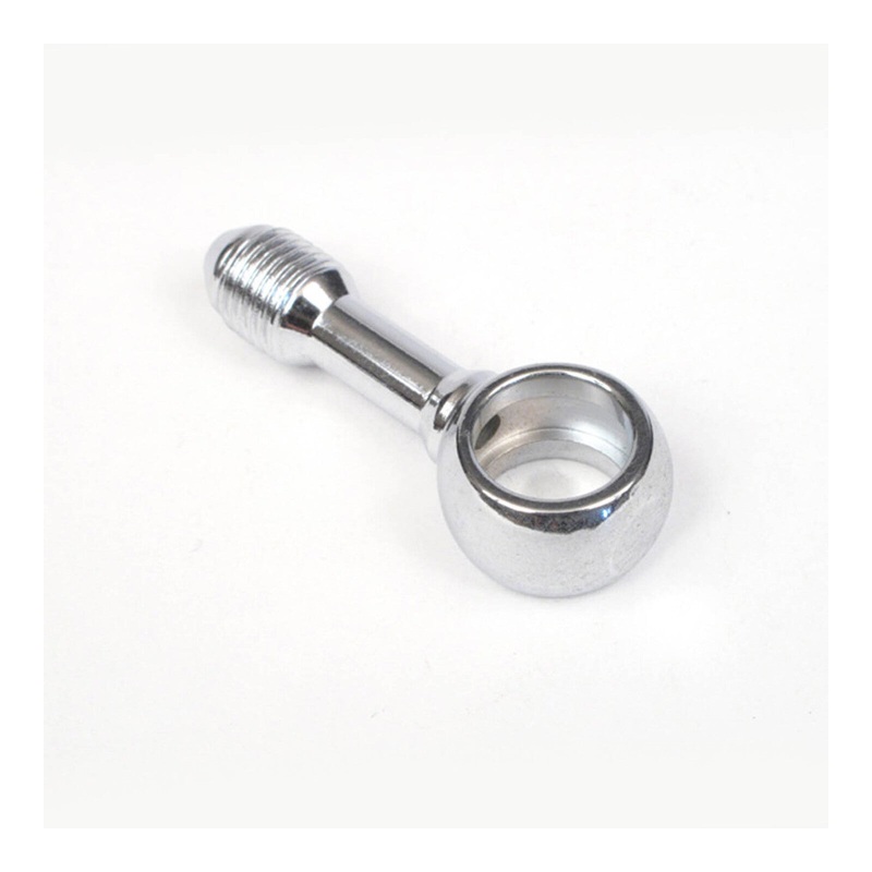 Whites Brake - 11mm (7/16") Banjo - Straight Chrome Steel